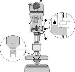 Drill Press Installation Diagram