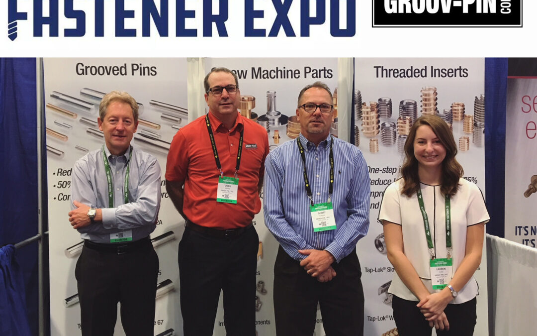 Visit Groov-Pin at Booth #3737 at the 2018 Fastener Show